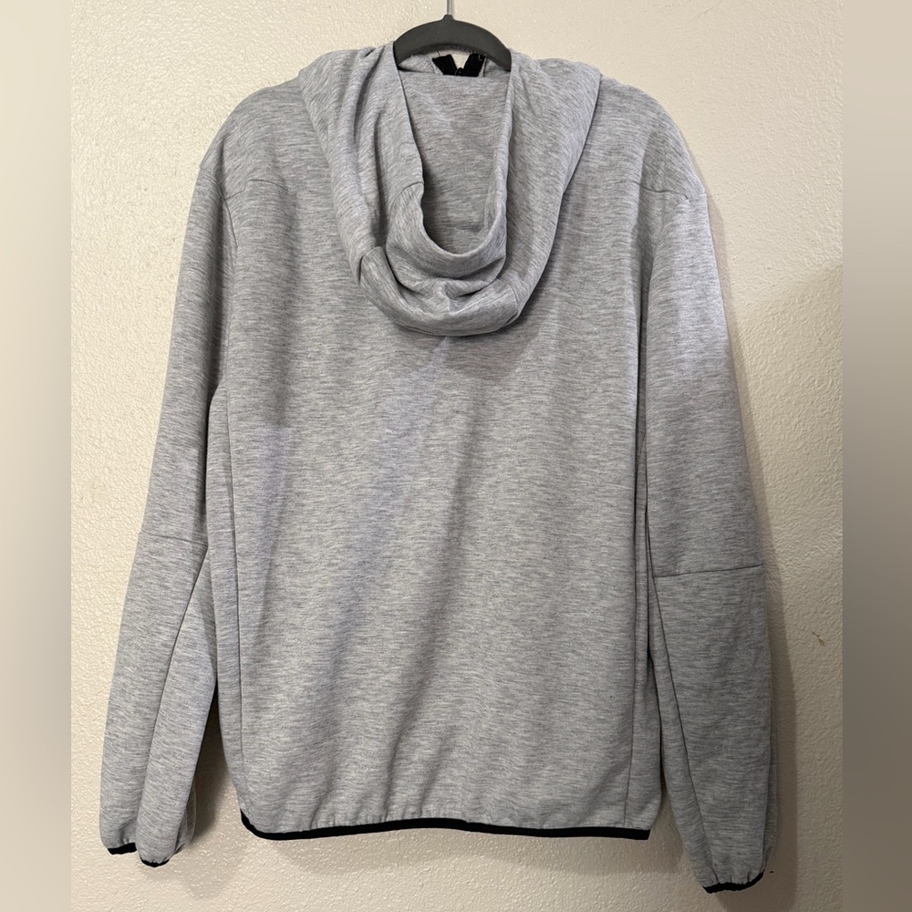 Nike Tech Fleece Full Zip Hoodie Light Gray Men Size L Casual Athletic - Picture 3 of 9